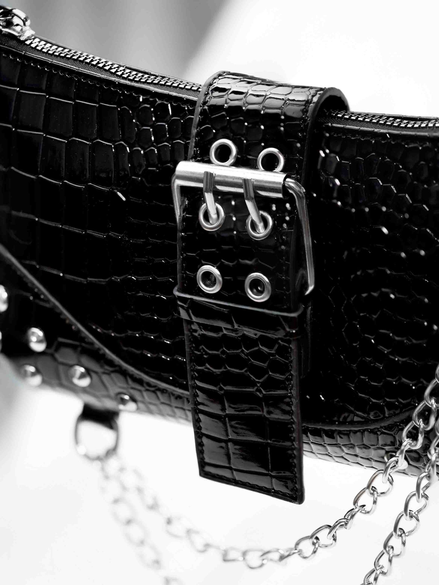 Y2K CHAIN PURSE - BLACK