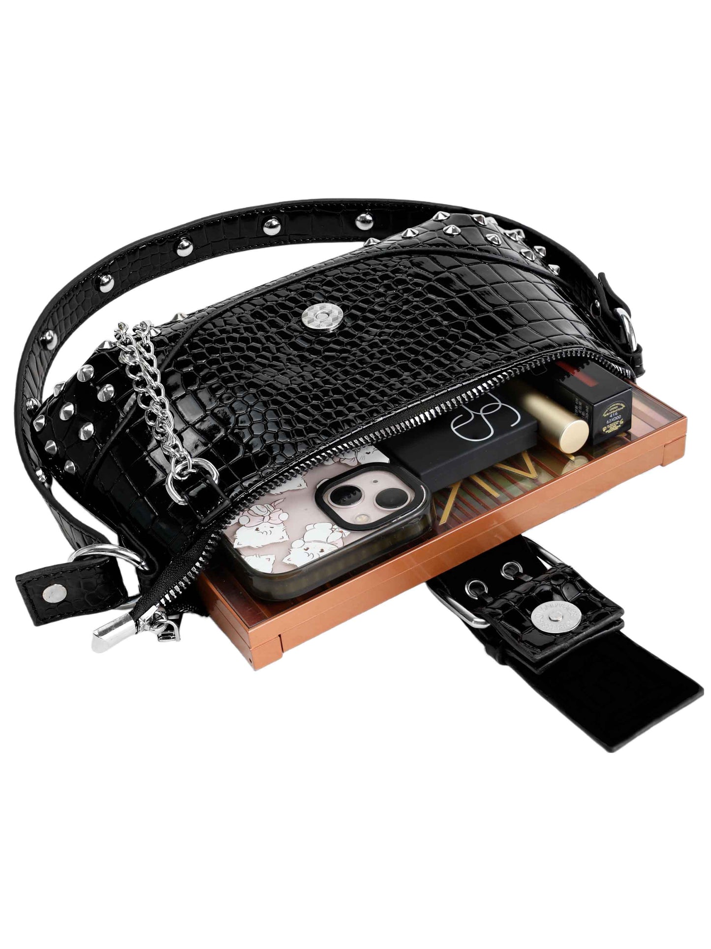 Y2K CHAIN PURSE - BLACK